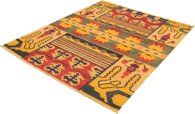 Vintage Hand Woven Area Rug 8'2" x 10'1" Traditional Wool Oriental Carpet gallery