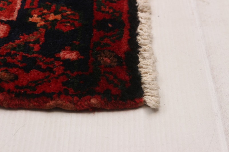 3'7" x 13'6" Vintage Hand-knotted Runner Rug Traditional Oriental Wool Carpet gallery