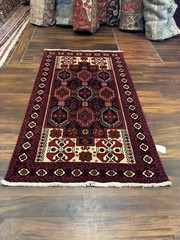 Genuine Hand Knotted Turkish Oushak Heriz GeometricArea Rug Carpet 3’4×6’4,#1019
