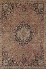 Vintage Floral Living Room Area Rug 7×10 Traditional Hand-knotted Medallion Rug