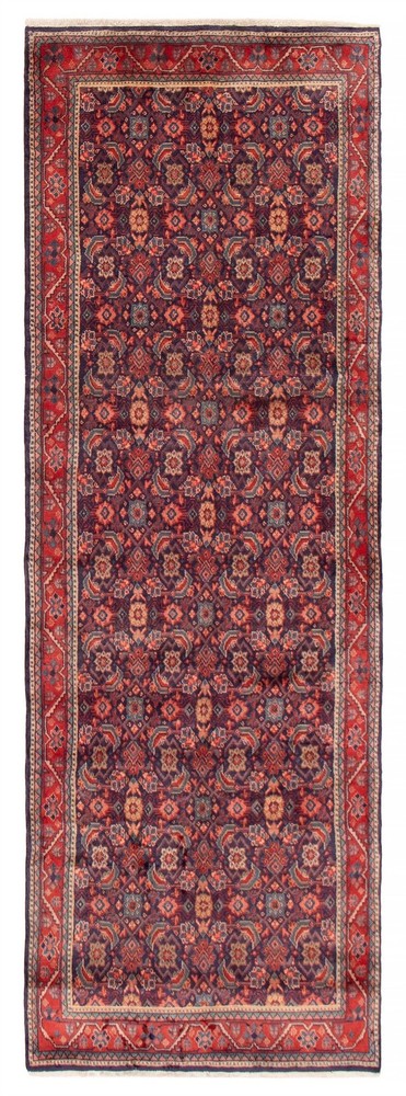 3'6" x 10'0" Vintage Hand-knotted Runner Rug Traditional Oriental Wool Carpet