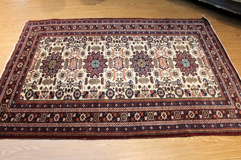Handmade antique 5' X 7' Caucasian Kazak Design Shirvan Early 1900 Tribal Rug gallery