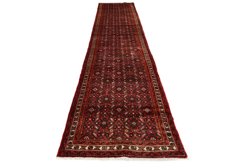 Hand-Knotted Wool Oriental Runner Rug Oversized Carpet Hallway Decor 2'9X12'5 ft gallery