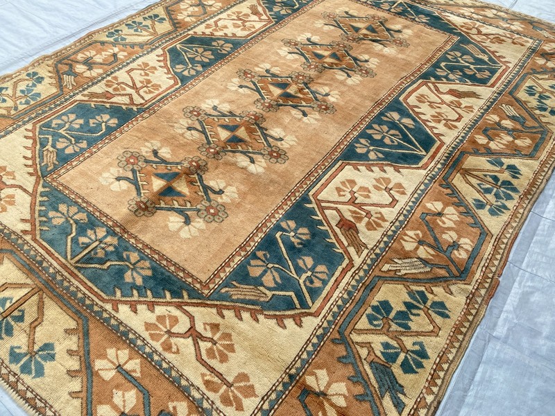 7x9 ft Oriental Large Afghan Traditional Turkish Antique Oriental Turkmen Carpet gallery
