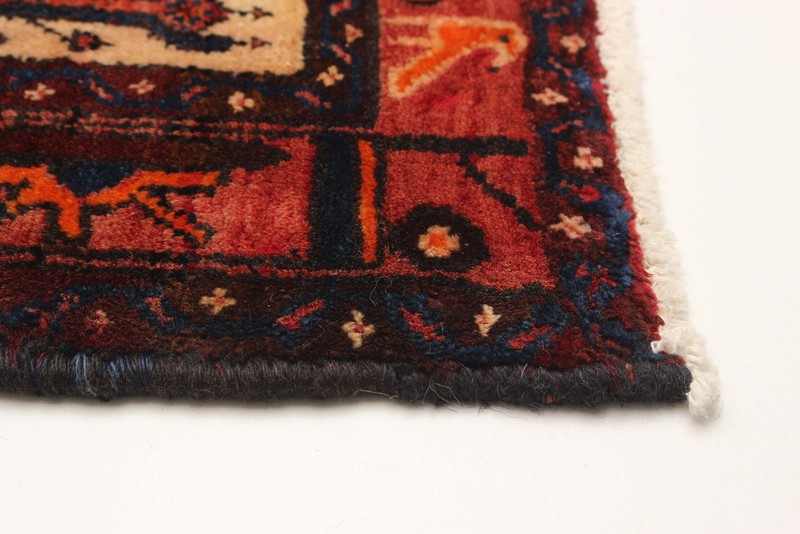 3'8" x 13'0" Vintage Hand-knotted Runner Rug Traditional Oriental Wool Carpet gallery