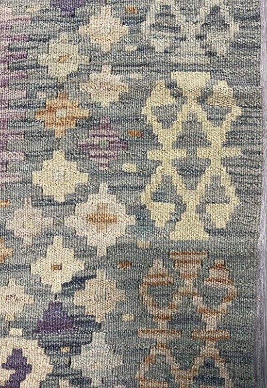 Vintage Kilim Traditional Hand Made Oriental Wool Kilim 5ftx3.2ft 158cmx107cm gallery