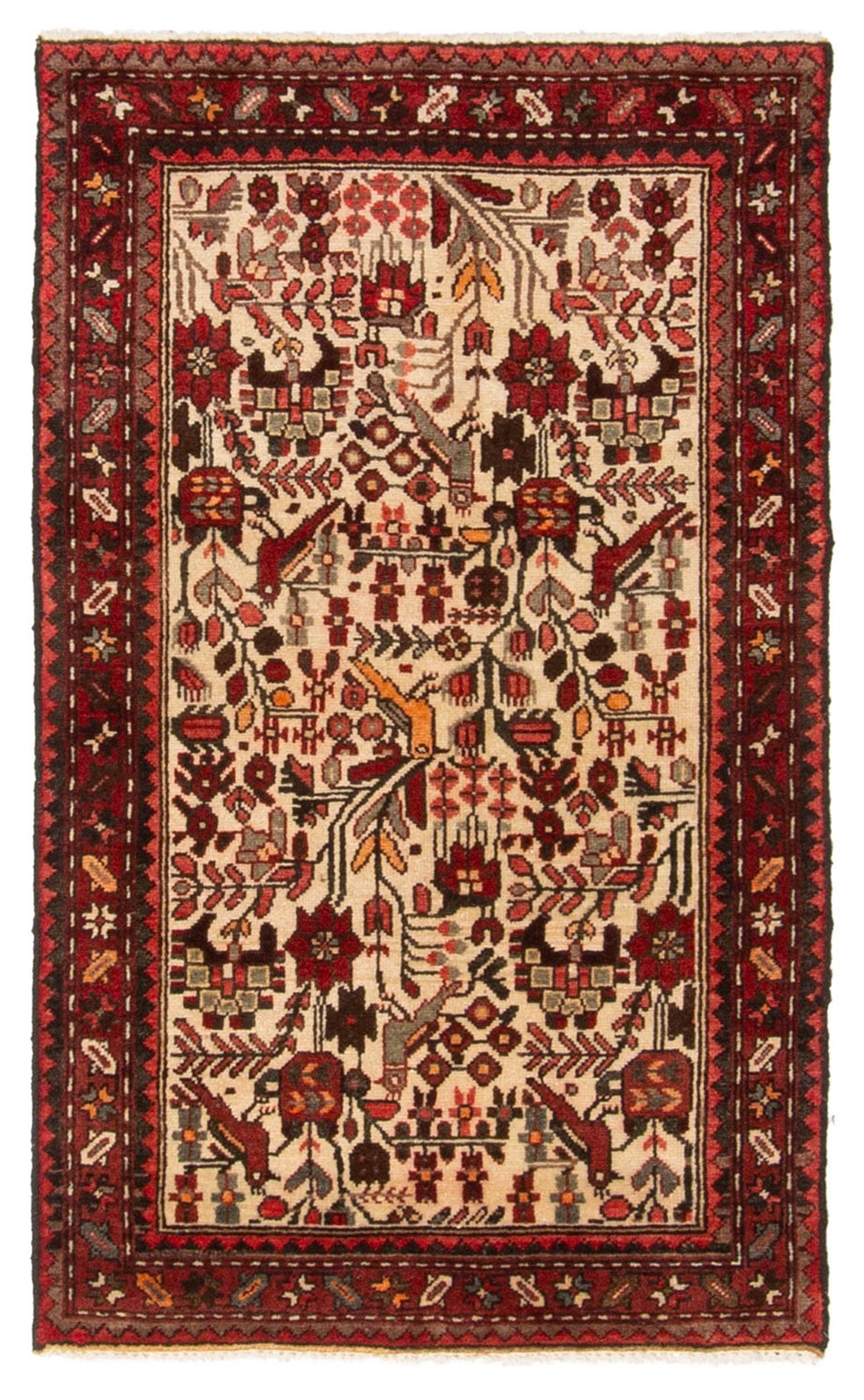 Vintage 2'6" x 4'1" Traditional Hand Knotted Vegetable Dye Wool Area Rug gallery