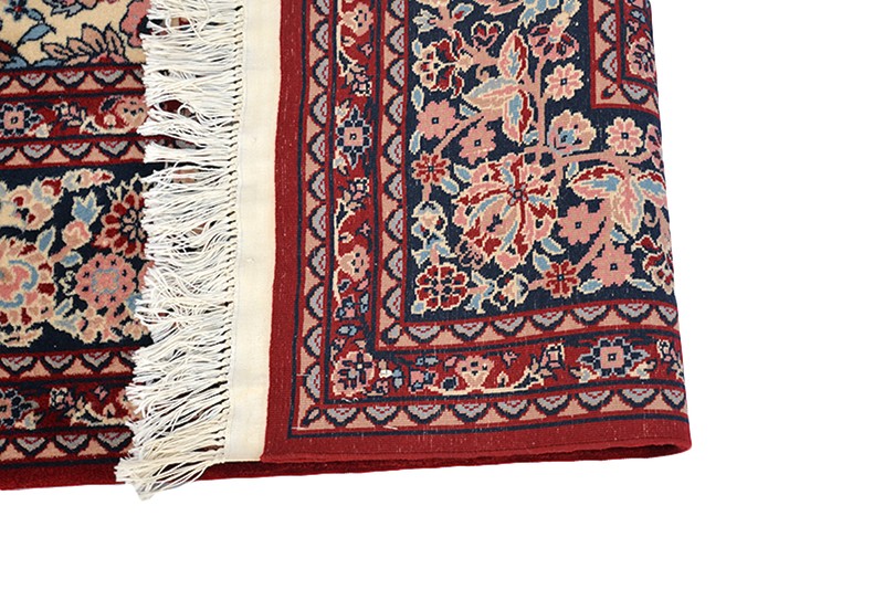 Oriental Antique Floral Turkish 5' 12" x 9' 0" Red Hand Knotted Area Rug gallery