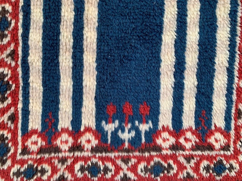Vintage Mid-Century Scandinavian: Long-Pile Rya Shags, Traditional Rug (2x4 ft.) gallery