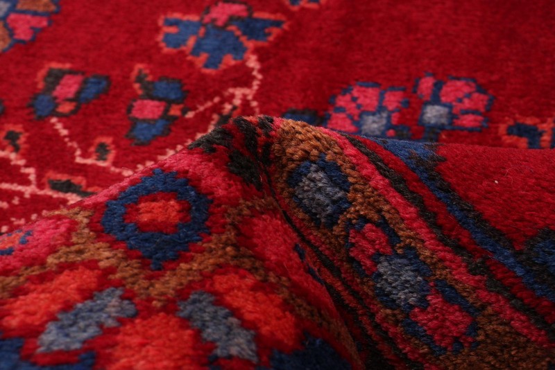 Vintage Hand-Knotted Area Rug 4'11" x 9'10" Traditional Wool Carpet gallery