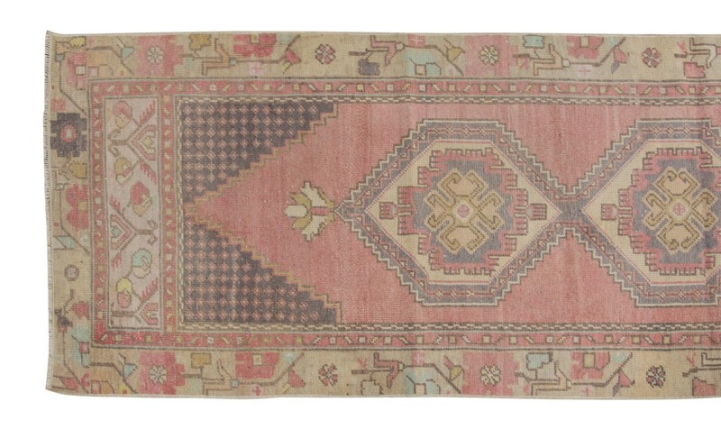2'9 X 9 feet Runner Rug,Turkish Runner,Vintage Runner,Oushak Rug,Floor Rug gallery