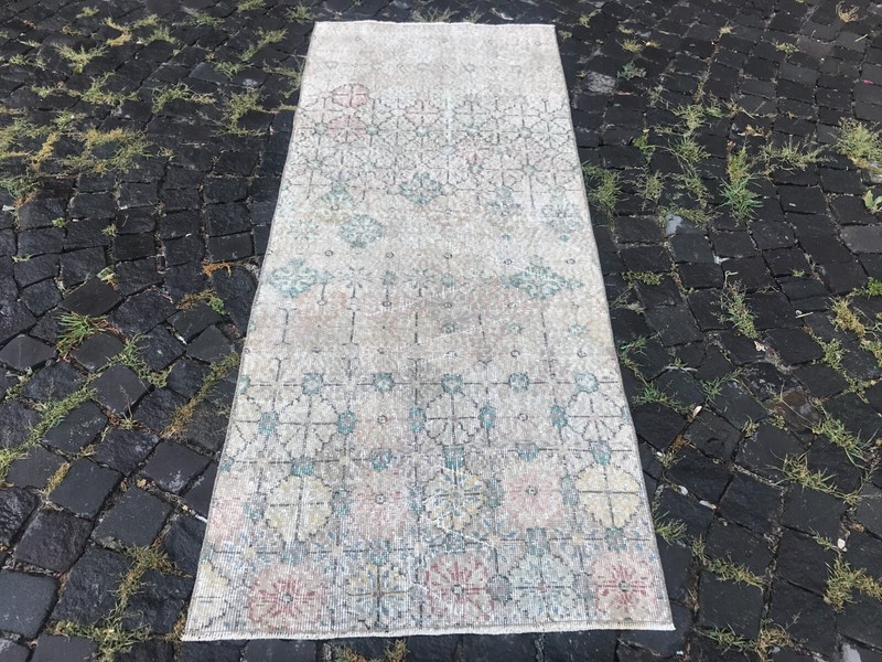 Handmade Rug Turkish Area Rug Vintage Rug Oushak Rug Antique Rug Bohemian Rug gallery