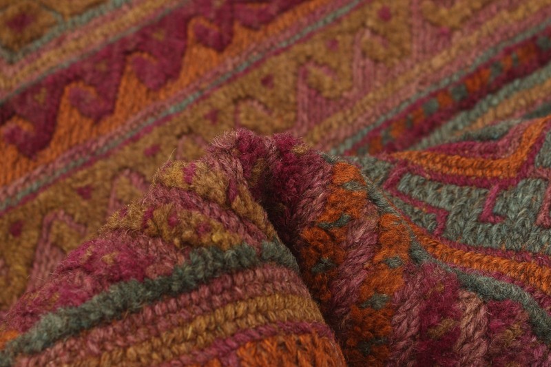 Vintage Hand-Knotted Carpet 3'10" x 3'11" Traditional Oriental Wool Area Rug gallery