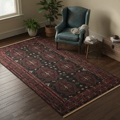 Handmade Adreskan Sumak Kilim Rug 4’3×7’2 Tribal Wool Vintage Turkish Style Rug