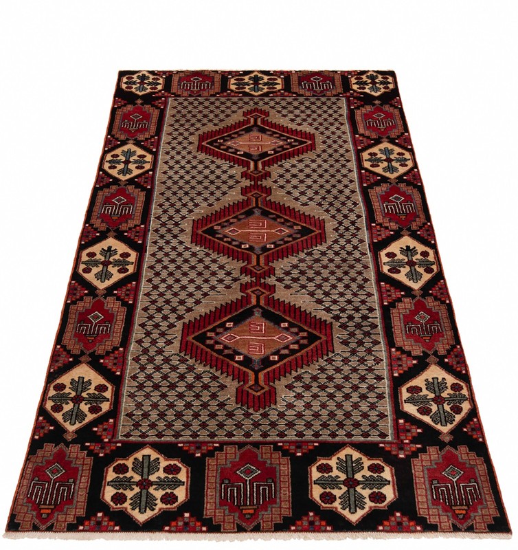 Koliai Hand Knotted Persian Rug 260 x 137cm - Nomadic, Oriental, Red, Carpet,... gallery