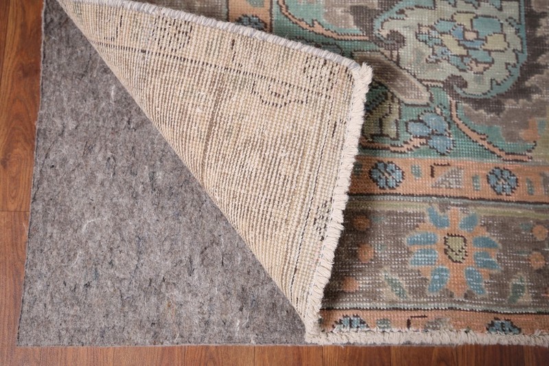 Distressed Over-Dyed Area Rug 6x9 Ft Hand-Knotted Vintage Oriental Wool Carpet gallery