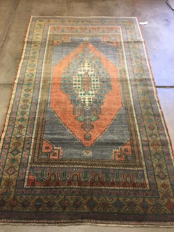 Anatolian Turkish Rug, High Pile , 4’4X7’6 Excellent Condition gallery
