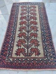 Antique Rare Fine Rug İncreadible Special Small Runner Rug Handmade Wool Rug