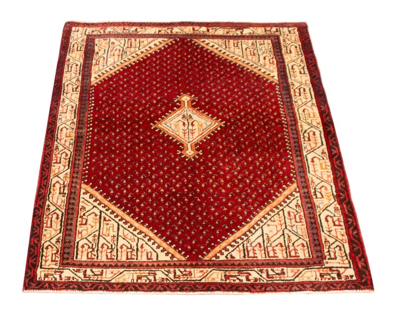 Vintage Hand-Knotted Carpet 4'3" x 6'8" Traditional Oriental Wool Area Rug gallery