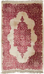 3×6 Classic Rococo-style Ivory & Red True Oriental Rug 26352