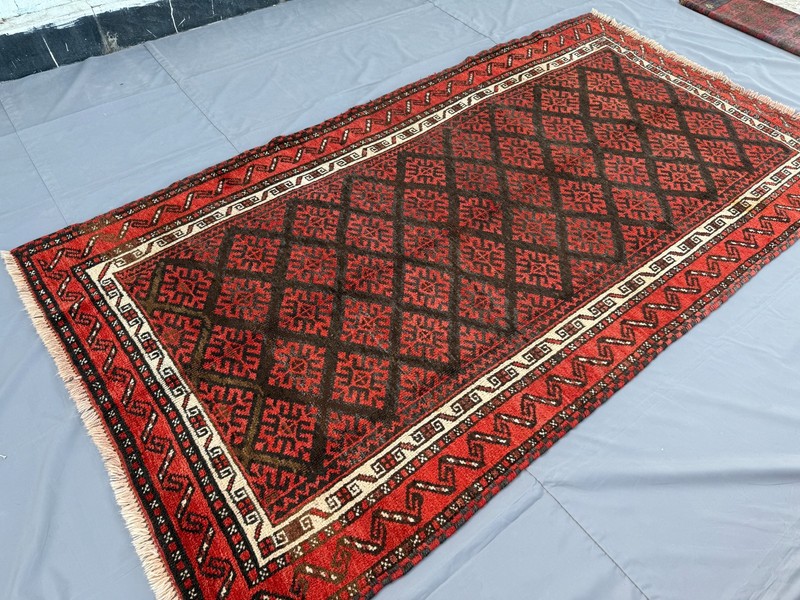 Antique Afghan Baluchi Area Rug 5x10 Hand Knotted Persian Style Oriental Carpet gallery