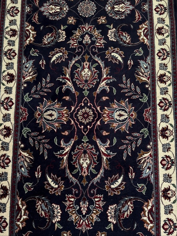 Handknotted Runner 15x2.5 Feet Excellent Condition/ Leather Stopper gallery