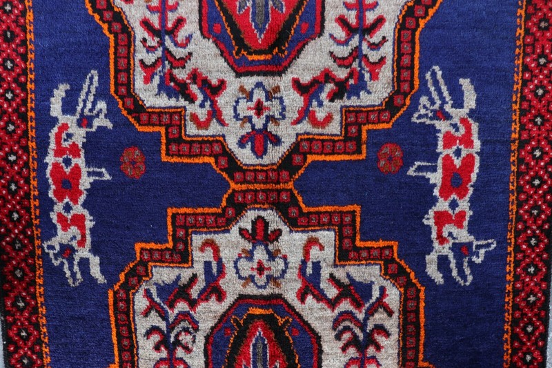 Afghan Handmade Taimani Tribal Carpet 5'2 x 3'1 ft gallery