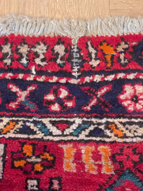 Karajeh Runner Rug Carpet 3 x 11 Geometric Medallions Vintage gallery
