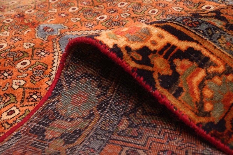 Vintage 3'10" x 6'8" Traditional Hand Knotted Vegetable Dye Wool Area Rug gallery