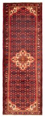 Vintage Hand-knotted Runner Rug 3’9″ x 10’11” Traditional Oriental Wool Carpet