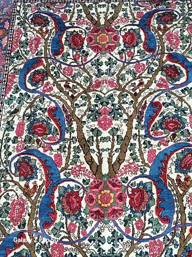 EXCEPTIONAL GENUINE ANTIQUE MIDDLE EASTERN RUG 19TH CENTURY