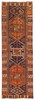 Vintage Hand-knotted Runner Rug 3'5" x 10'11" Traditional Oriental Wool Carpet gallery