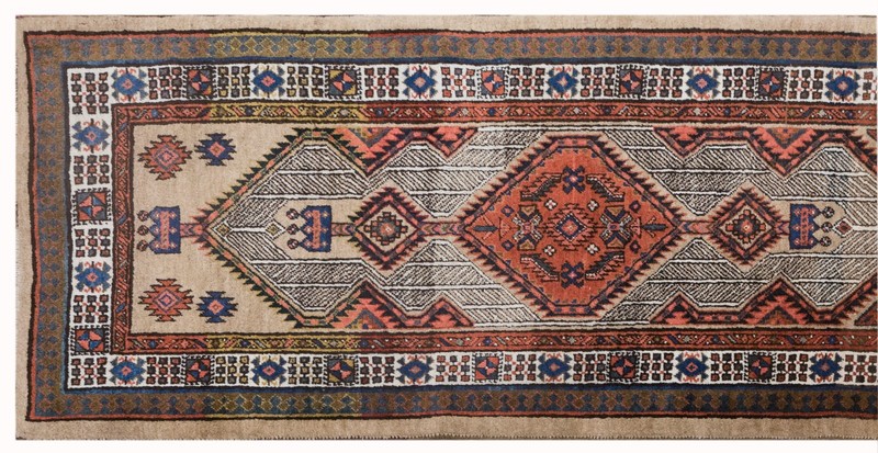 Vintage Turkish Oushak Runner Rug 93 x 345 cm | 3'1" x 11'4" ft Runner, 60+ Yr gallery