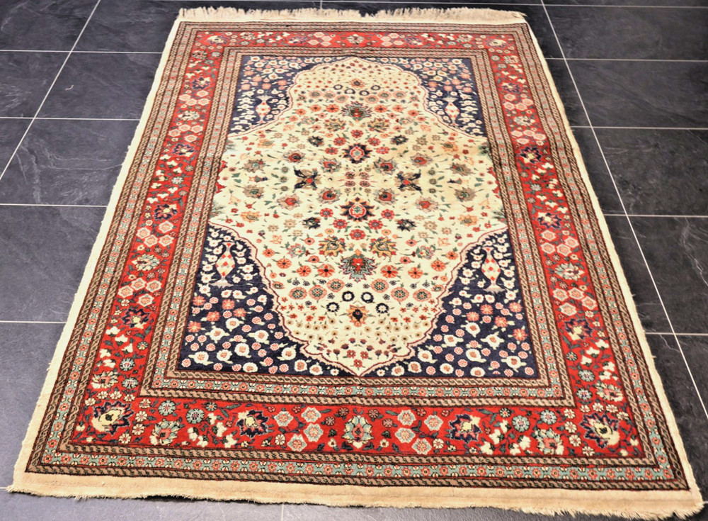 Turkish Hereke Hand-Knotted Carpet 6'1" x 4'4" (185 x 131 cm)