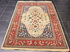 Turkish Hereke Hand-Knotted Carpet 6’1″ x 4’4″ (185 x 131 cm)