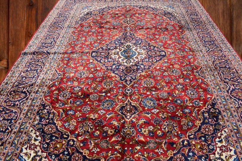 8 x 12 Vintage Semi Antique Handmade Wool Area Rug Hand Knotted Oriental Carpet gallery