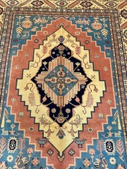 236 X 300 cm COLLECTORS ITEM’ Antique Stunning Kazak Caucasian Carpet