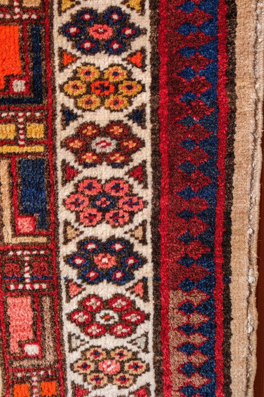 Classic Vintage Sarabi Runner – Handwoven Geometric Design 3.3ft x 7.2ft gallery