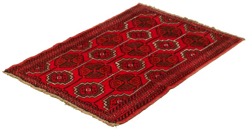 Vintage Hand-Knotted Area Rug 3'5" x 5'5" Traditional Oriental Wool Carpet gallery