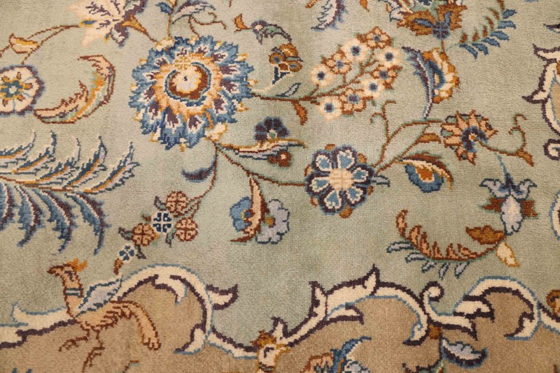 Vintage 10'3" x 13'5" Traditional Hand Knotted Vegetable Dye Wool Area Rug gallery