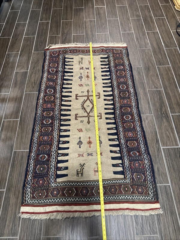Vintage Oushak Kilim Rug Anatolion Kilim Area Rug Wool Kilim Rug gallery