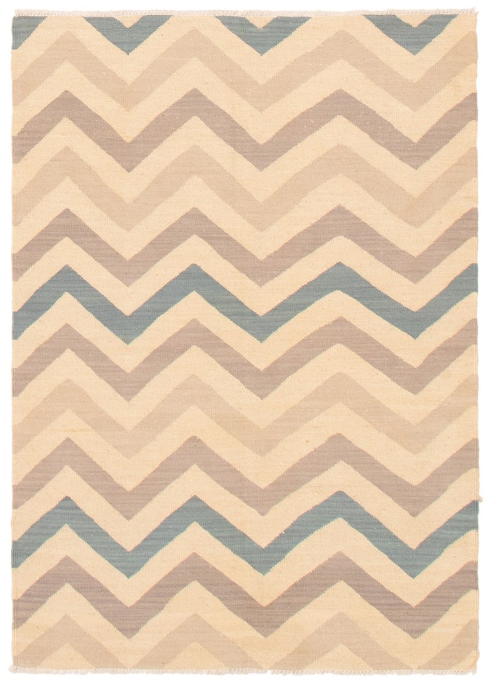 Vintage Hand Woven Area Rug 4'1" x 6'0" Traditional Wool Oriental Carpet
