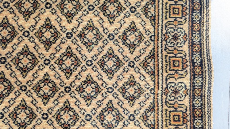 RARE Antique Vintage Hartford Wool Rug Ornate Estate Find 26.5" X 54" gallery