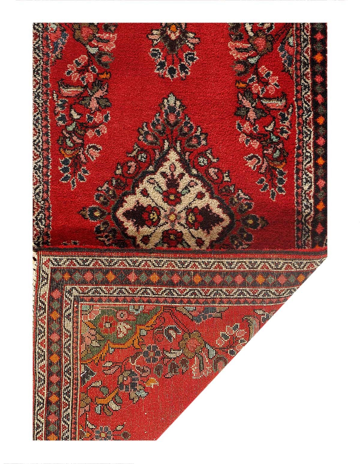 Rust Antique Hand-Knotted Wool Rug 2'3"X 4'4' gallery