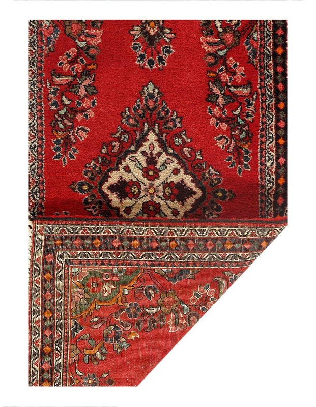 Rust Antique Hand-Knotted Wool Rug 2'3"X 4'4' gallery
