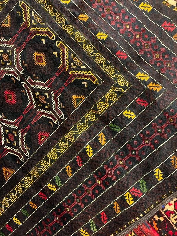 4.5 X 9.5 COLLECTRS' ITEM Antique Nomad Maldari, Tribal Latif Khani Nomad Rug gallery
