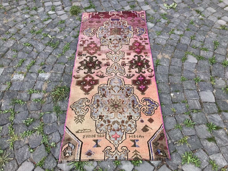 Handmade Rug Turkish Area Rug Vintage Rug Oushak Rug Antique Rug Bohemian Rug gallery