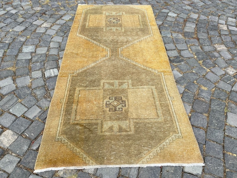 Handmade Wool Rug, Bohemian Area Rug, Turkish Vintage Rug, Home Rug,3,1 x 6,6 ft gallery