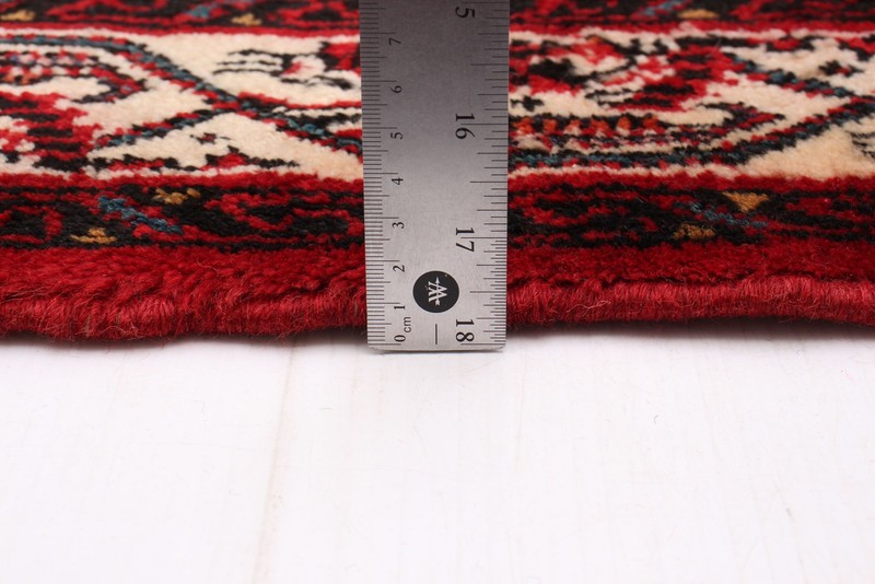 3'5" x 10'0" Vintage Hand-knotted Runner Rug Traditional Oriental Wool Carpet gallery