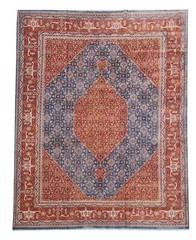Amazing Hand Knotted Vintage Bijour Wool Area Rug 12 x 9 Ft